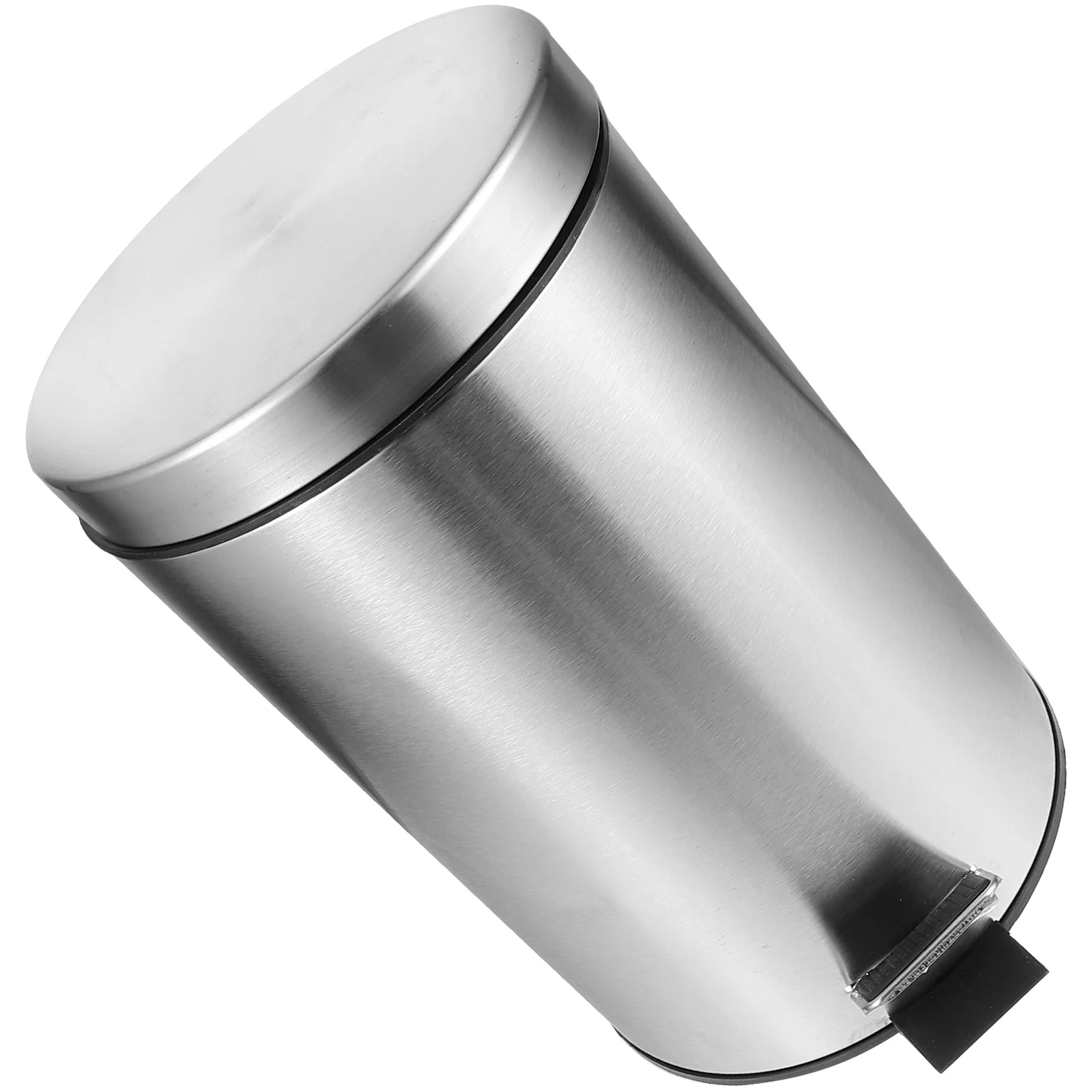 

Pedal Trash Can 7L Stainless Steel Dustbin Kitchen Bathroom Office Living Room Garbage Waste Bin StepTrashCan LiddedDustbin