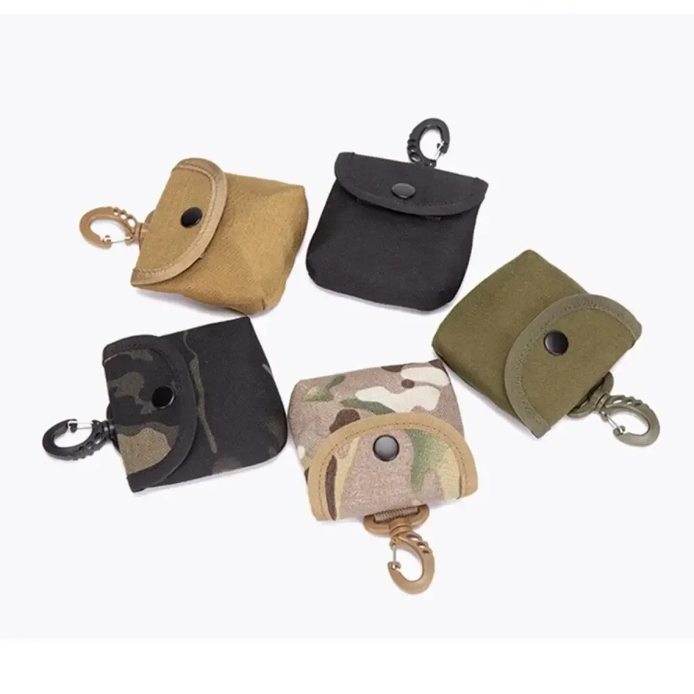 Tas Pinggang Kamuflase Tahan Air untuk Berkemah, Kantong EDC Taktis, Dompet Koin, Perlengkapan Perjalanan, Tas Koin, Berburu di Luar Ruangan