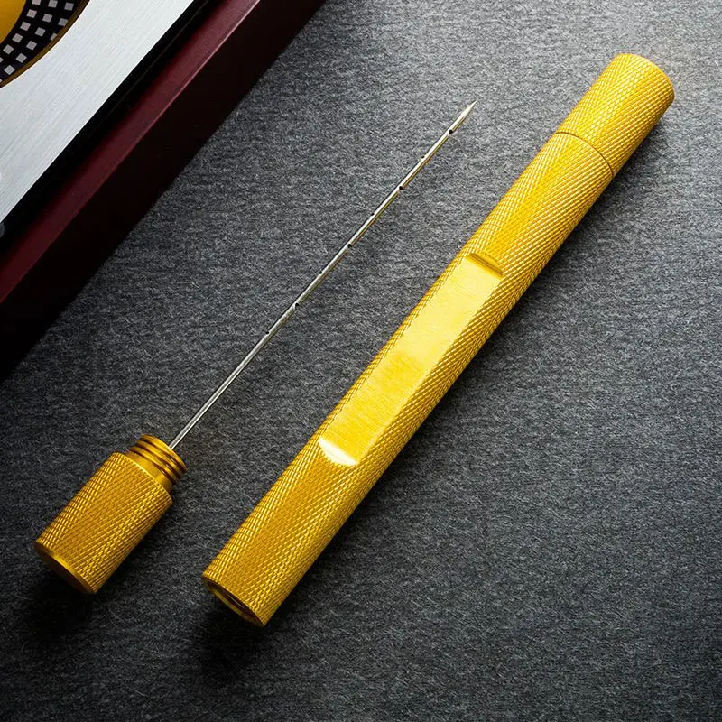 

Иглы для сигар, портативный пробойник для сигар из нержавеющей стали, инструмент для путешествий, аксессуары для сигар, модель 917