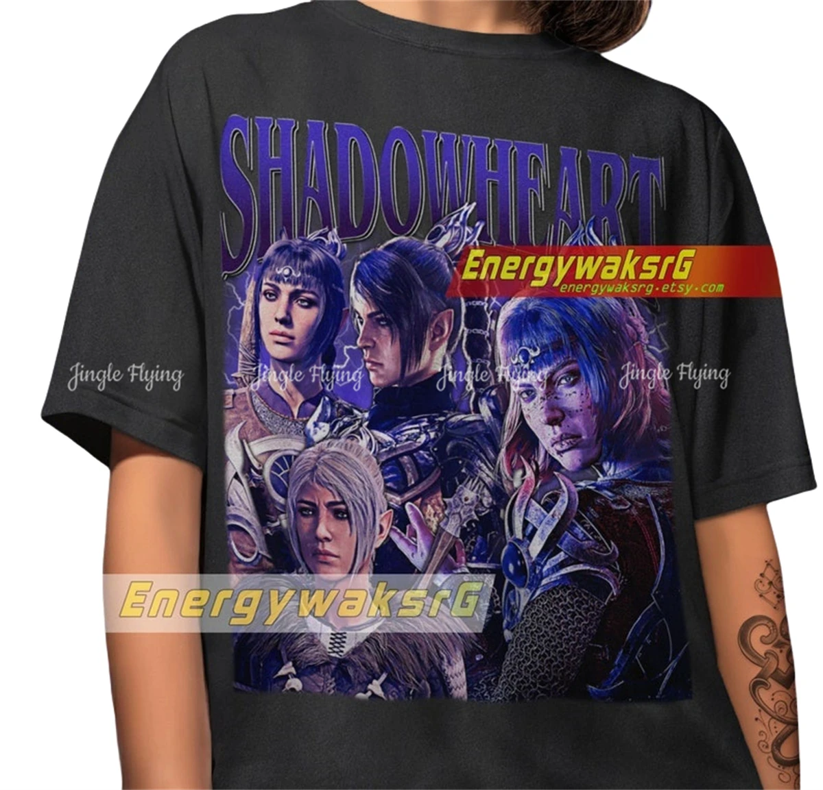 Limited Shadowheart Baldurs Gate 3 Vintage Shirt Gift For Women And Man Unisex Tshirt