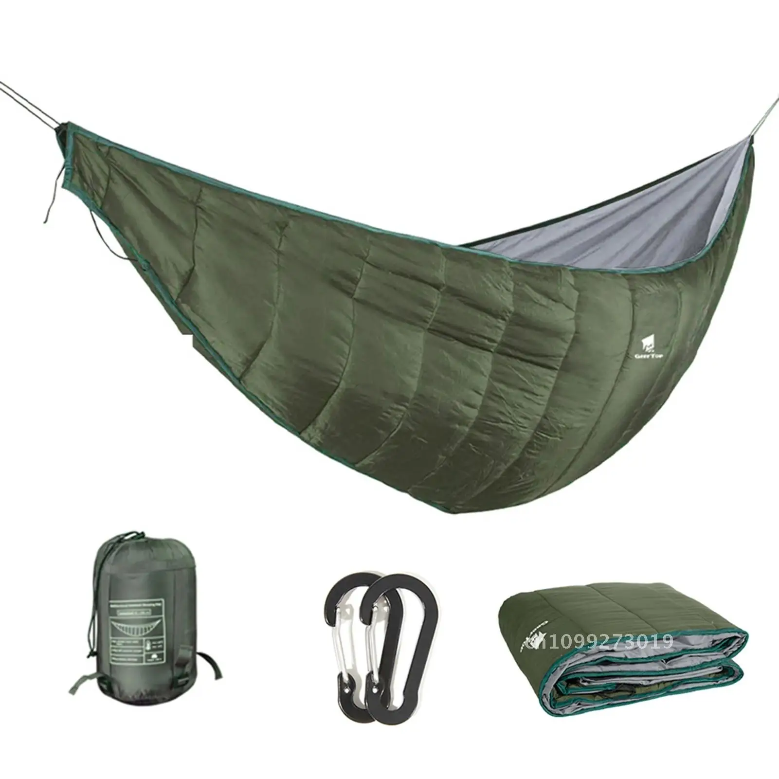 

Portable Camping Hammock Underquilt Winter Cold Warm Hiking Camping for Outdoor Weather Under Quilt