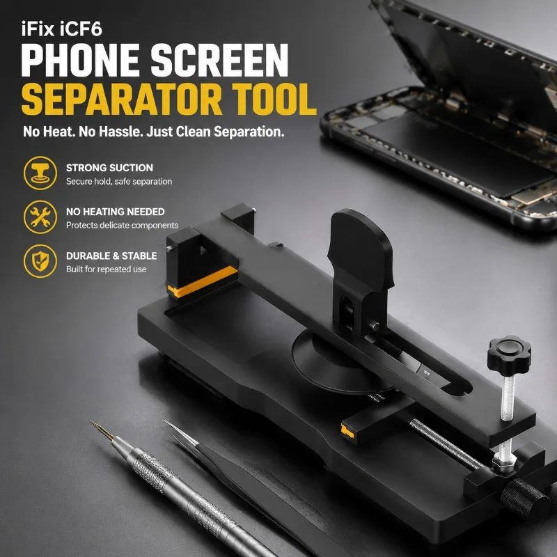 No Heating Screen Separator Suction Cup Phone Repair Portable LCD Opening Pry Tool Easily Remove Mobile Display Safe Disassembly