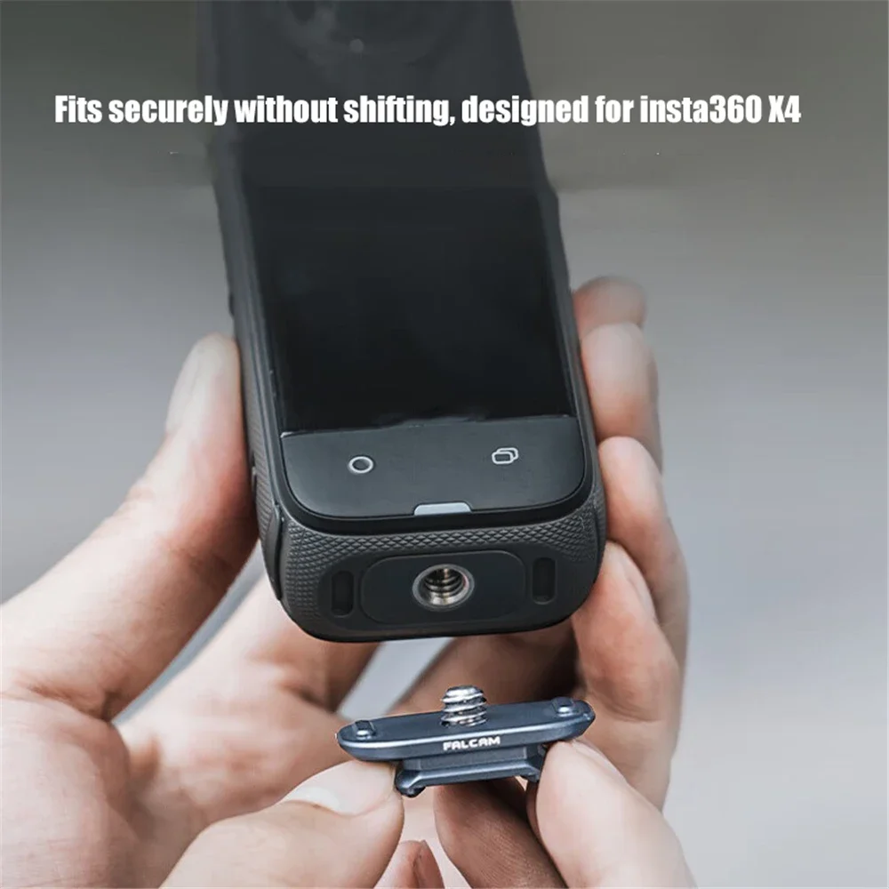 F22 Quick Release Mount For Insta360 X4 Action Camera Tripod Adapter Plate Motorcycle Bike Sports Camera Accessories