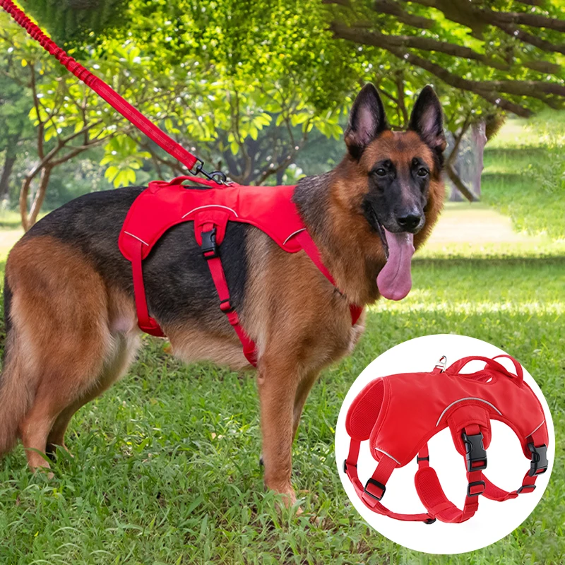 

Светоотражающая дышащая сетчатая ткань, шлейка для собак, удобный регулируемый профессиональный спортивный жилет на открытом воздухе, нагрудный ремень Szelki Dla Psa