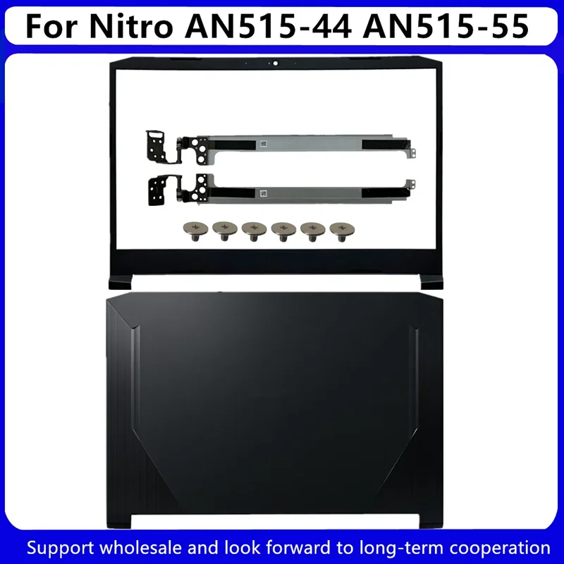 Imagem -01 - para Acer Nitro An51544 Lcd Tampa Traseira um Shell Ap336000301 60.q7kn2.001 Moldura Frontal Ap2k1000300 Dobradiças Novo para acer nitro an51544 lcd tampa traseira um shell ap336000301 60q7kn2001 moldura frontal ap2k1000300 dobradicas novo 01
