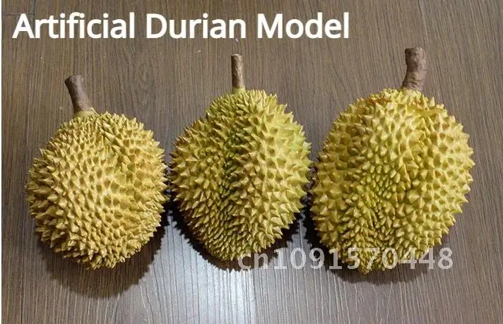 Artificial Fake Durian Fruits Mold for Fruits Shop Decor Simulation Fake Fruits Durian Props for Photograph Kitchen Decor