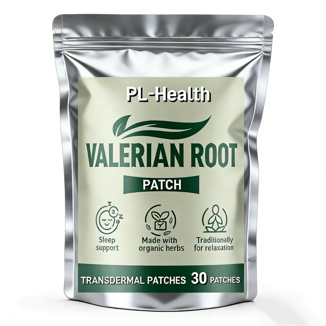 30 Patches Valerian Root Transdermal Patches with Chamomile for Sleep & Stress Relief