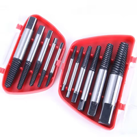 5PCS/6PCS Broken Damaged Screwdriver Extractor Drill Bit Set Carbon Steel Double Side Screw Pull Center Drill Bits Tool Set