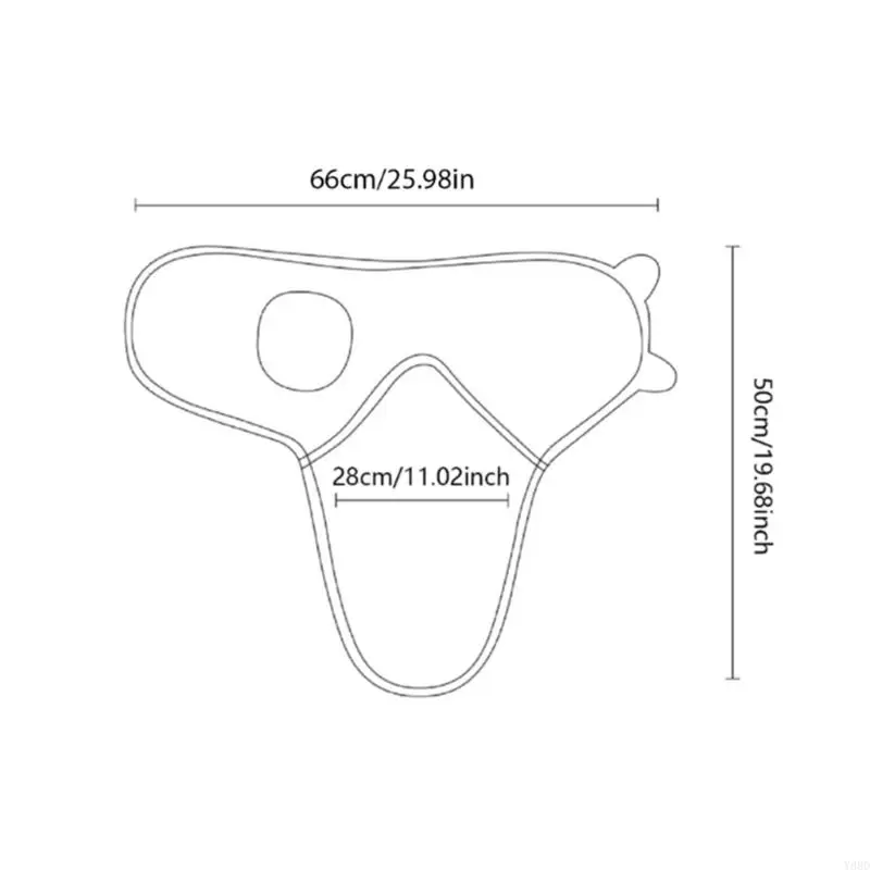 y88d 유아 보닛 베이비 터번 모자 뼈가없는 bowknot 담요