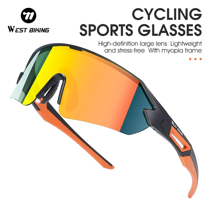 

﻿ WEST BIKING велосипедные очки UV400 спортивные солнцезащитные очки легкие уличные очки для пешего туризма и рыбалки мотоциклетное велосипедное оборудование