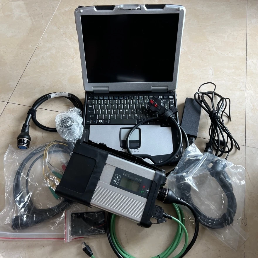 

Mb Star C6 VCI Diagnosis Scanner CAN DOIP Protocol, MB Star C4, SD Connect C5,Software Newest V2021 SSD Laptop CF30 Ready to Use