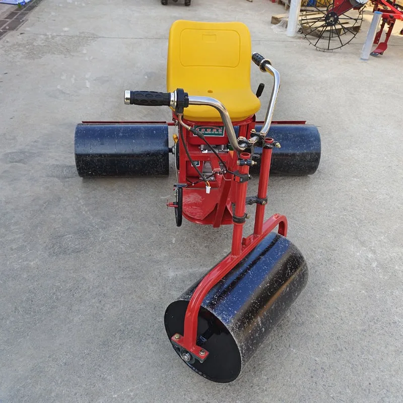 

Wheat soil compactor electric diesel seedling bed compactor soil flattening lawn compactor