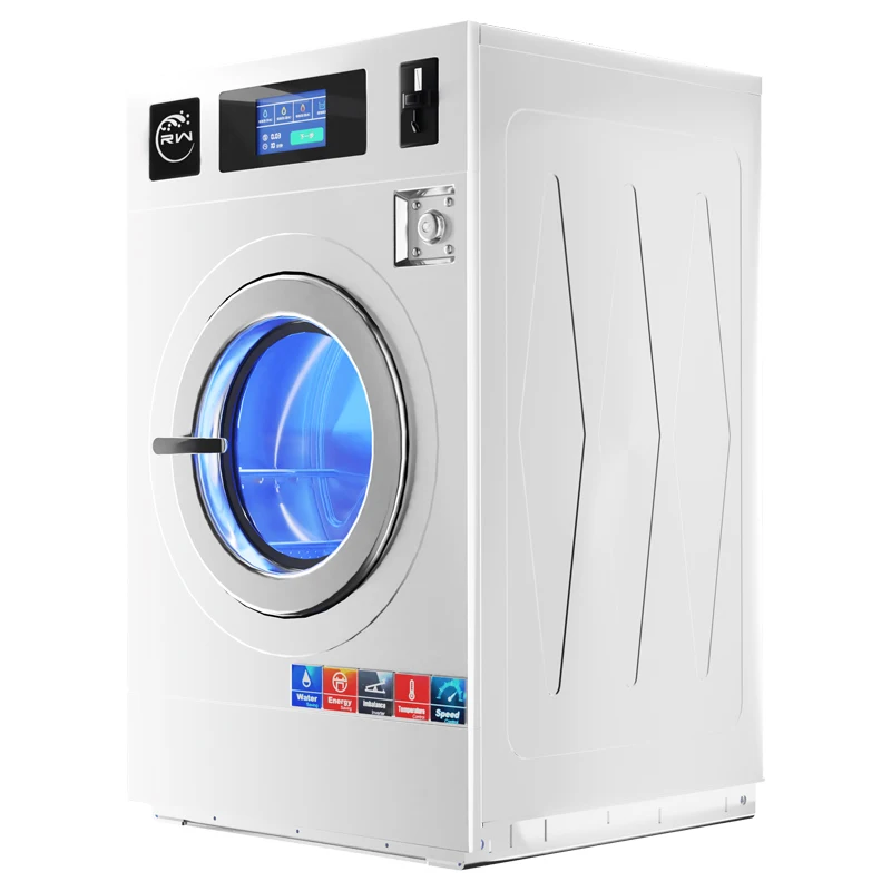 10kg Inverter Front Loading Washing Machine with Dryer Function Professional Large Capacity Household Laundry Equipment Pro
