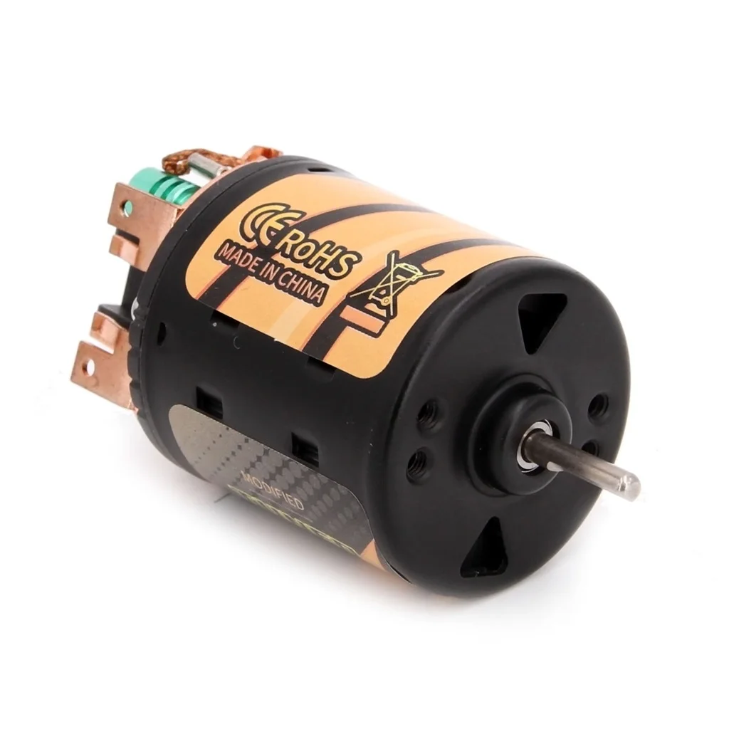 RC Car 540 Brushed Motor 35T 45T 55T 3-Slot 60A-RTR ESC 25kg Servo Combo for 1/10 RC Crawler Axial SCX10 AXI03007 90046 Traxxas