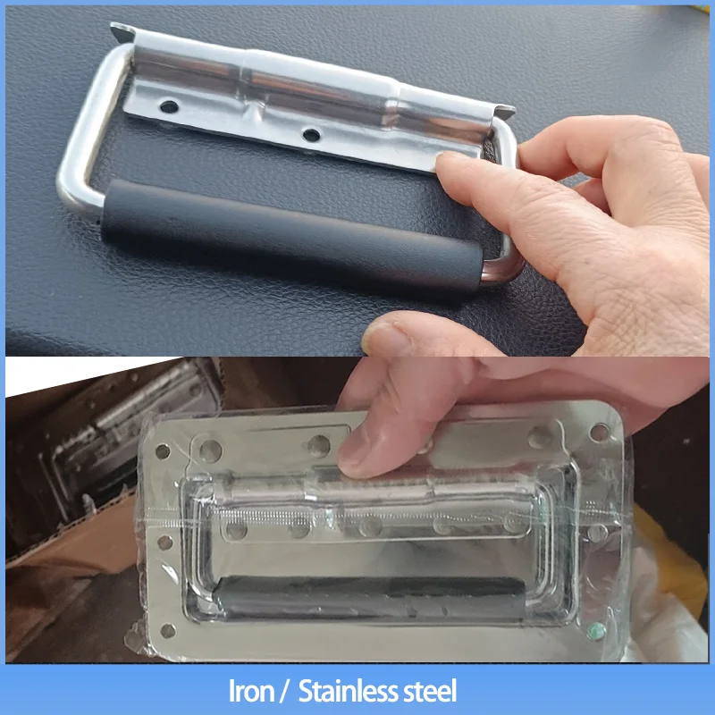 

Hidden Folding Handle Spring Toolbox With Sturdy And Durable Active Handle New 304 Stainless Steel Or Iron