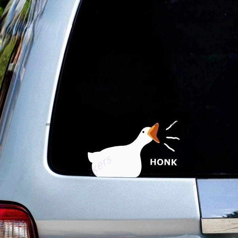 

Funny Stickers Exterior Accessories for Honk Goose Car Stickers Creative Decals Personality Vehicle Decor Car Goods