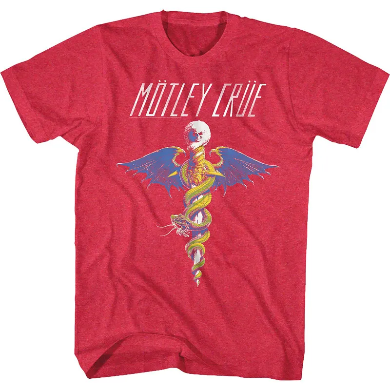 2026 1987 Tour California Los Angeles Music Motley Crue Heavy Metal Rock Retro Punk Short-Sleeved T-shirt Ins Y2k