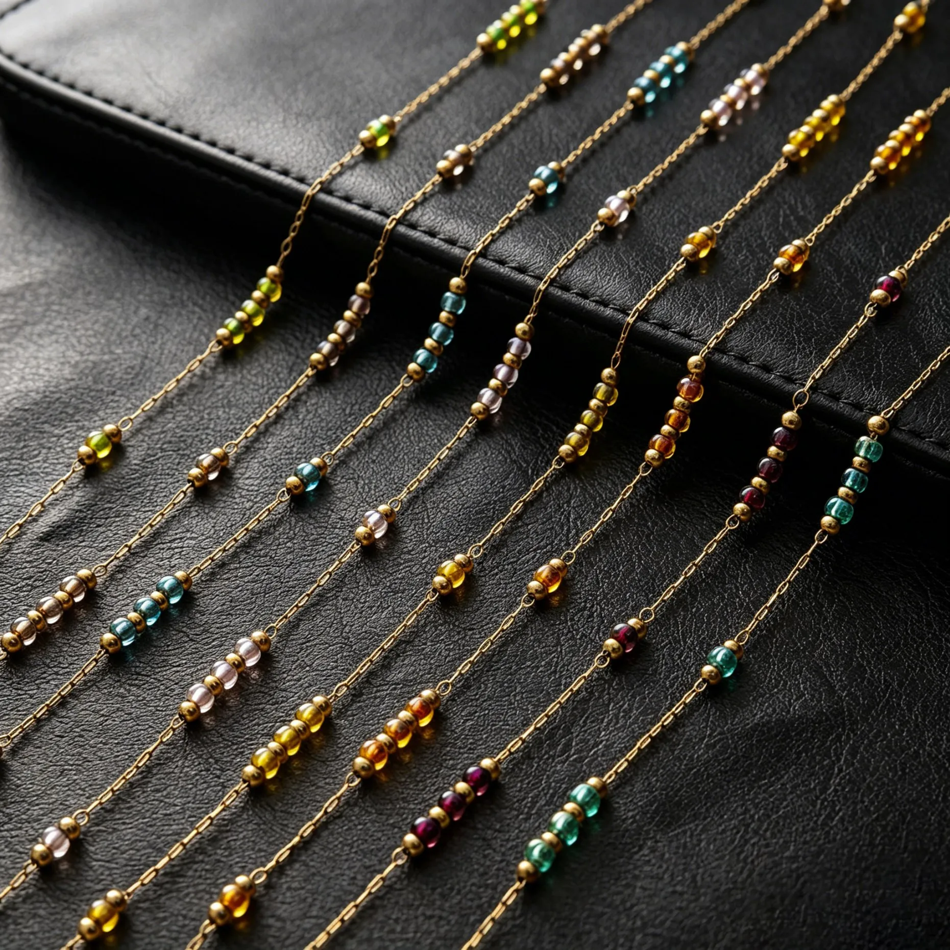 1 Meter Edelstahl Boho Perlenketten für DIY Halsketten Armbänder Schmuckherstellung Zubehör Material Bastelbedarf – Detail 2
