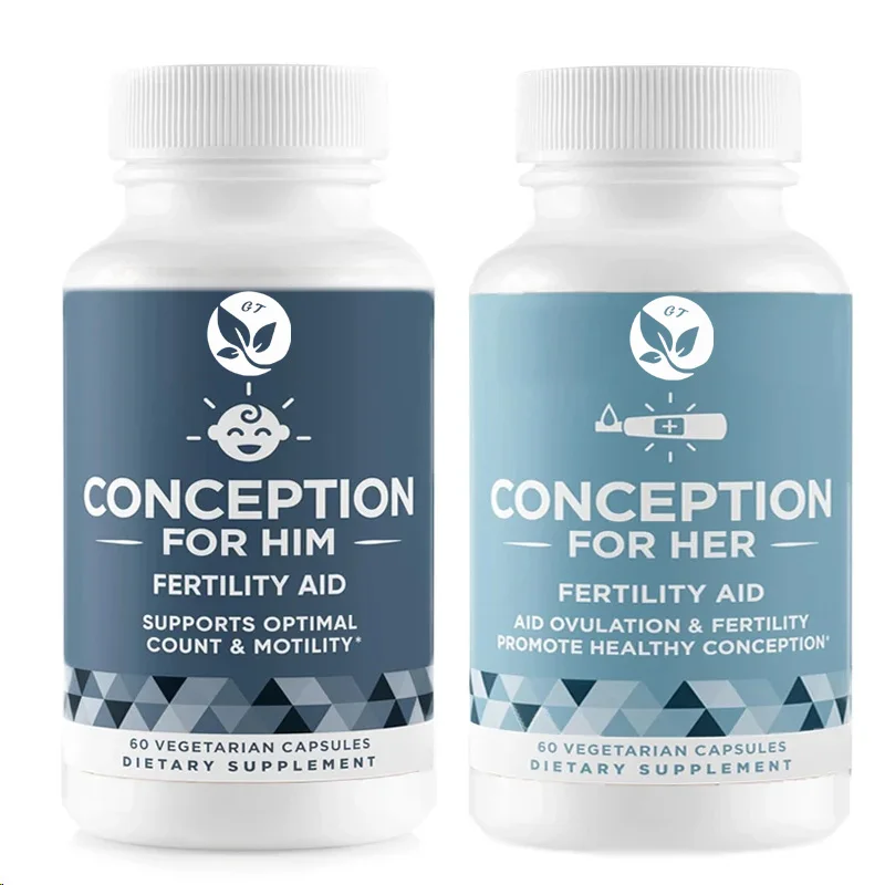 Male And Female Fertility Supplements - Prenatal Vitamins, Circulation Consistency, Assisted Ovulation Two Pack