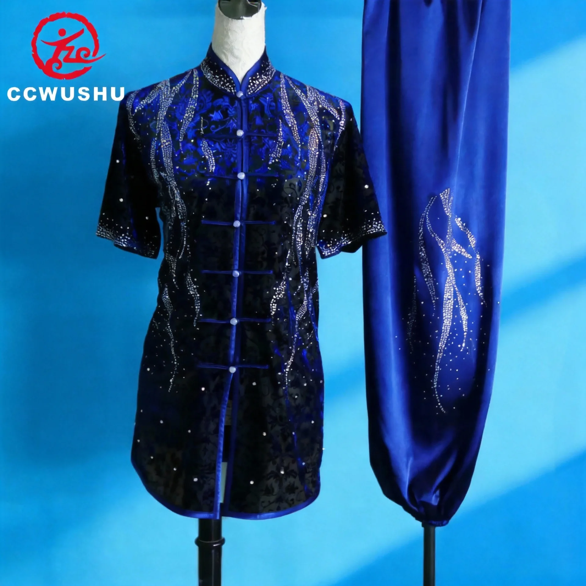 Chinesische Kung-Fu-Kostüme, Wushu-Kleidung, Changquan-Uniform, Kampfkunst-Wettkampfkleidung, bestickte Kungfu-Taolu-Kleidung, CCWUSHU – Detail 18