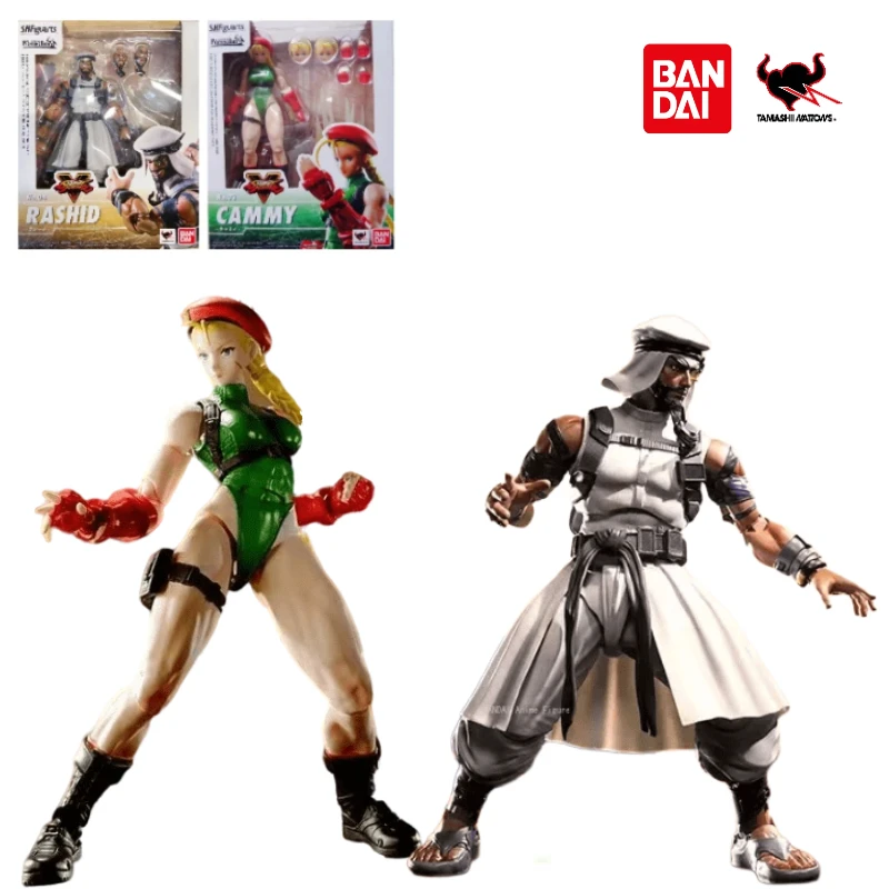 بانداي إس. H. Figuarts شخصيات حركة قتال الشوارع ، جسم قتالي ، RASHID CAMMY ، ألعاب أنيمي PVC ، مجموعات نماذج في المخزون ، أصلي