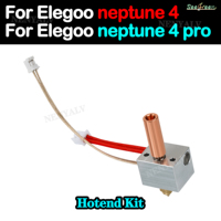For Elegoo Neptune 4 Extruder 24v 50w Elegoo Neptune 4 Pro Nozzle Hotend Upgraded Heater Block Heating Rod