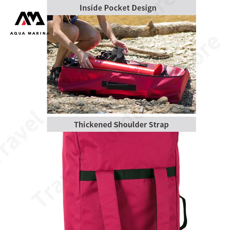 Réveiller A MARHR-Sac à dos de sport à poulie de grande capacité, 90L, valise de maintien de polymérisation, sac de rangement pour pagaie de kayak, 97x46x30cm