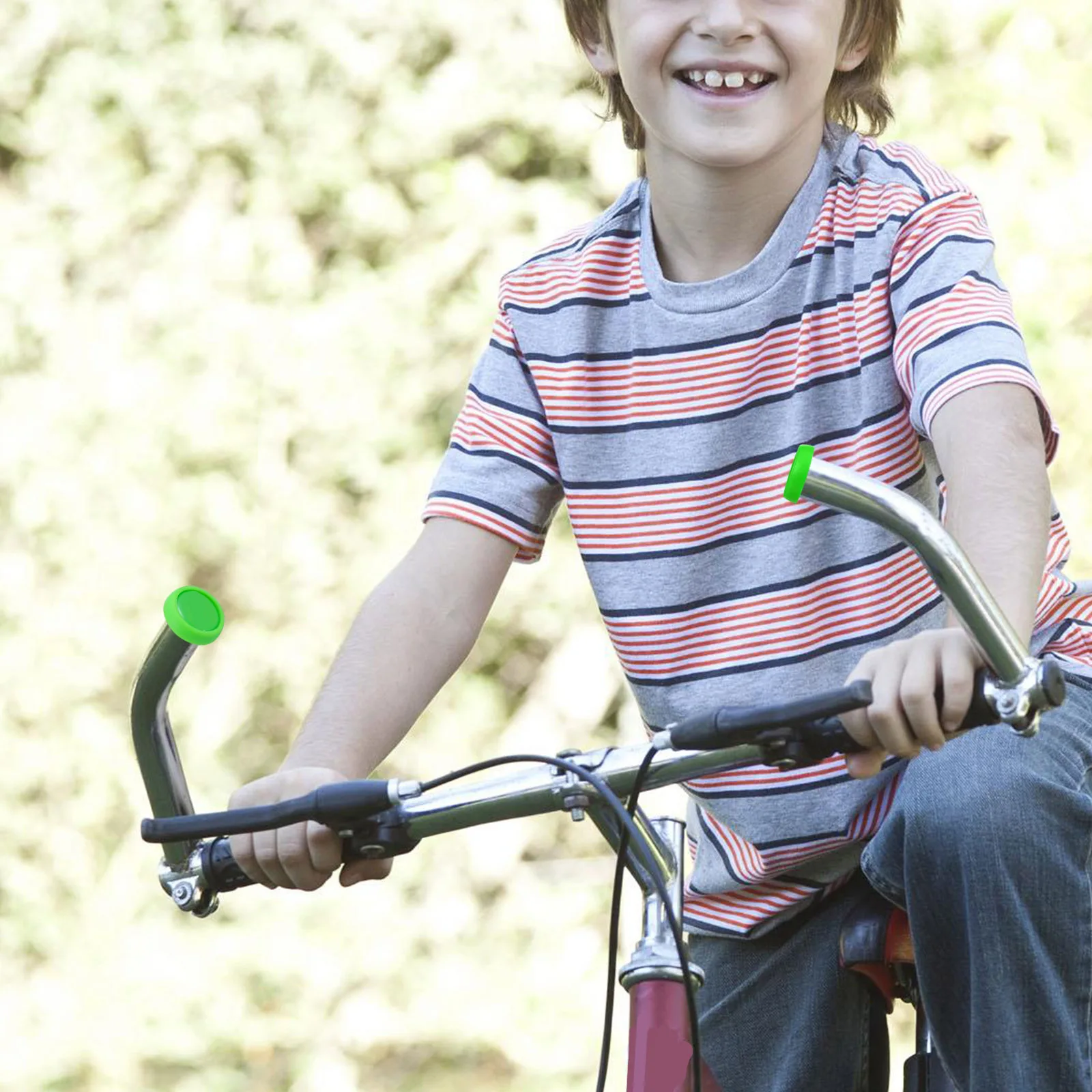 

1 Pair Universal Bike Handlebar End Plugs Caps Durable Lightweight Colorful Bar Plug Grips Covers For Bicycle