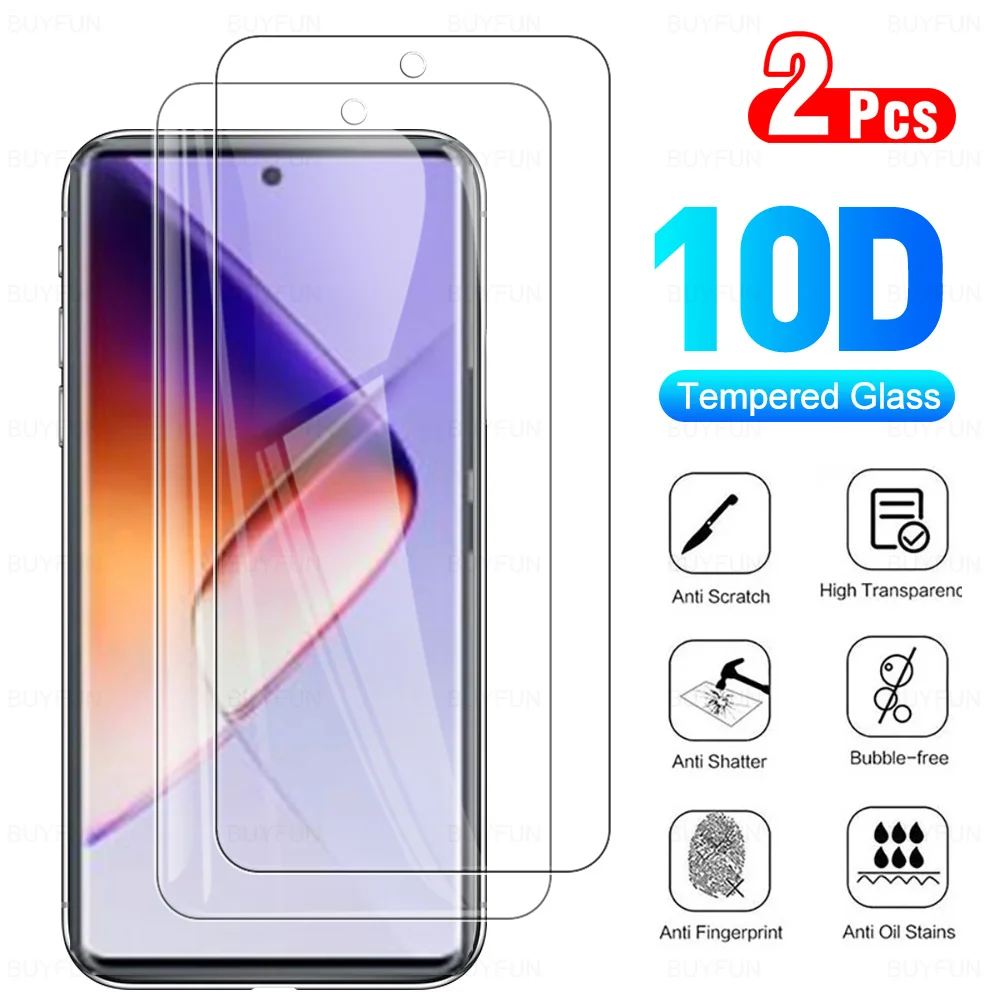 2Pcs Clear Glass Film For Infinix Note 40 4G Screen Protective Film For Infinix Note40 note40 Infinix 40 6.78