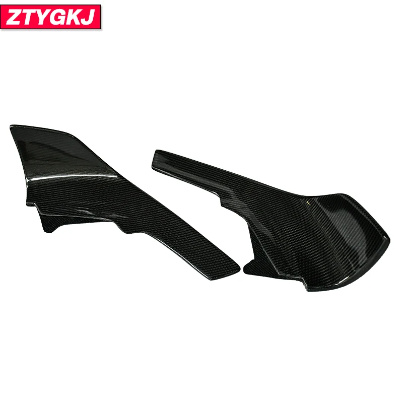 2 PCS High Quality Carbon Fiber Front Bumper Below Aprons Trims For BMW M2 M2C F87 Tuning 2015 Up