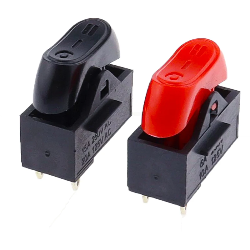 1PCS KCD15-103/T Hair Dryer Switch 3 Pins Rocker Switch 3 Position ON-OFF-ON boat shaped switch