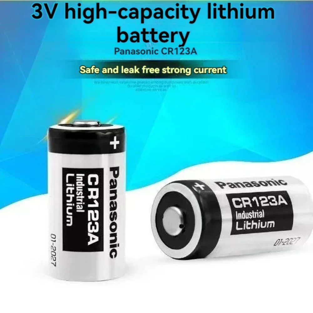 

100% original Panasonic 123 lithium 3V Arlo camera battery CR123A high capacity 1400mAh CR17345 DL123A EL123A 123A free shipping