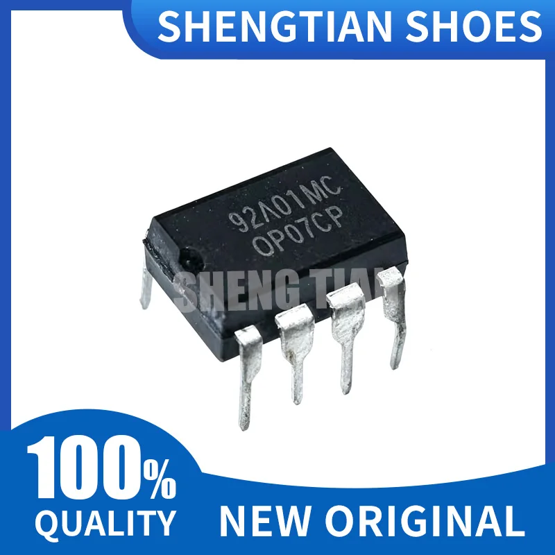 10PCS OP07CP DIP8 OP07 DIP DIP-8 OP07CDR OP07C SOP-8 SOP Operational Amplifier IC