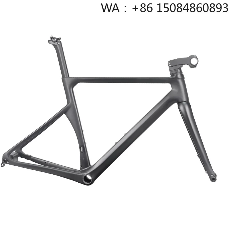 Cadre de vélo de route LCR015S-D, matériau en fibre de carbone, léger et robuste, composant de vélo de route durable