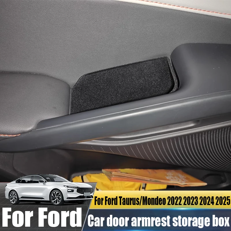 For Ford Taurus/Mondeo‌ 2022 2023 2024 2025 car door armrest storage box car interior storage accessories increase space
