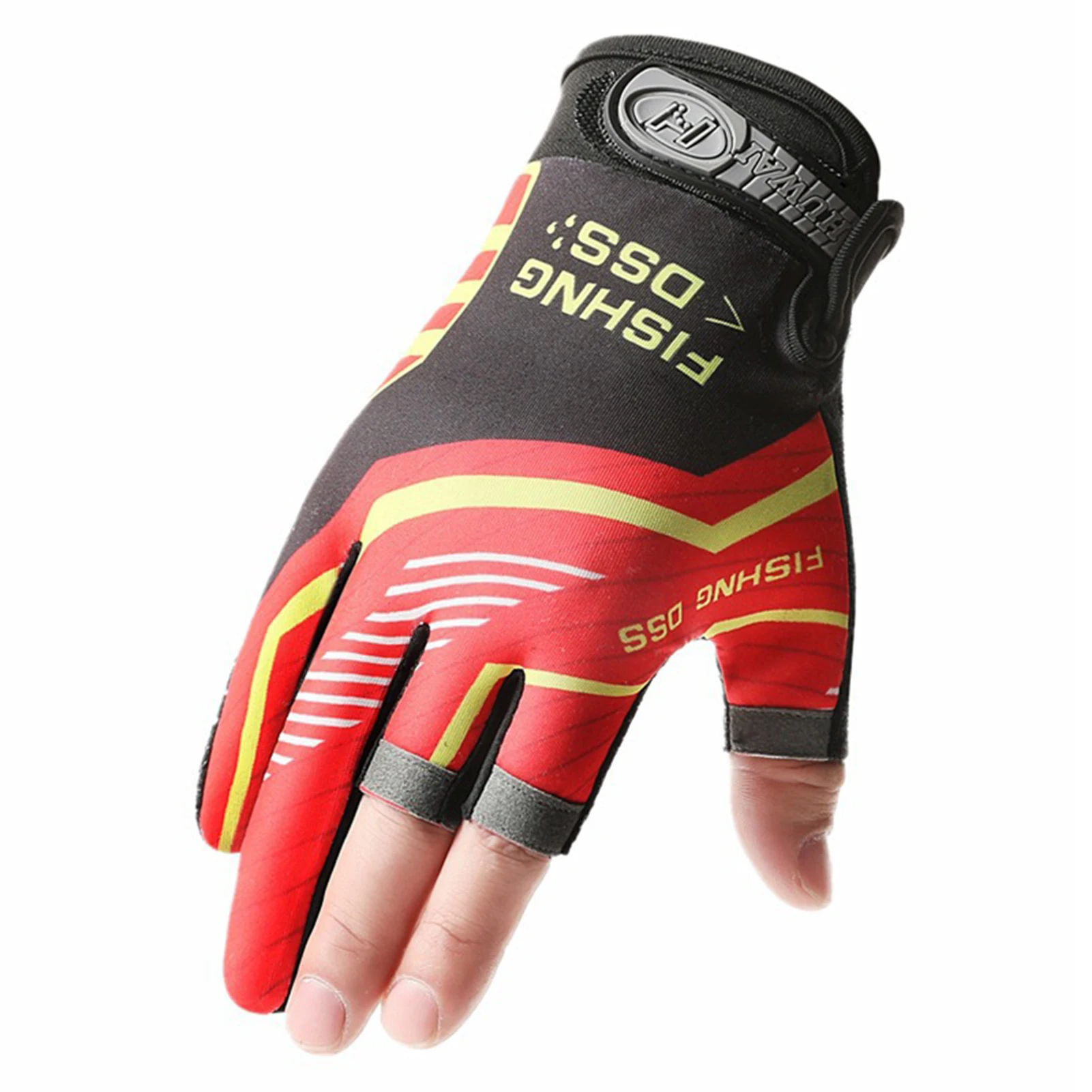 Angling Gloves Anti Slip Fishing Gloves for Outdoor Sports Breathable Windproof Sun Protection Gear for Men Women Durable