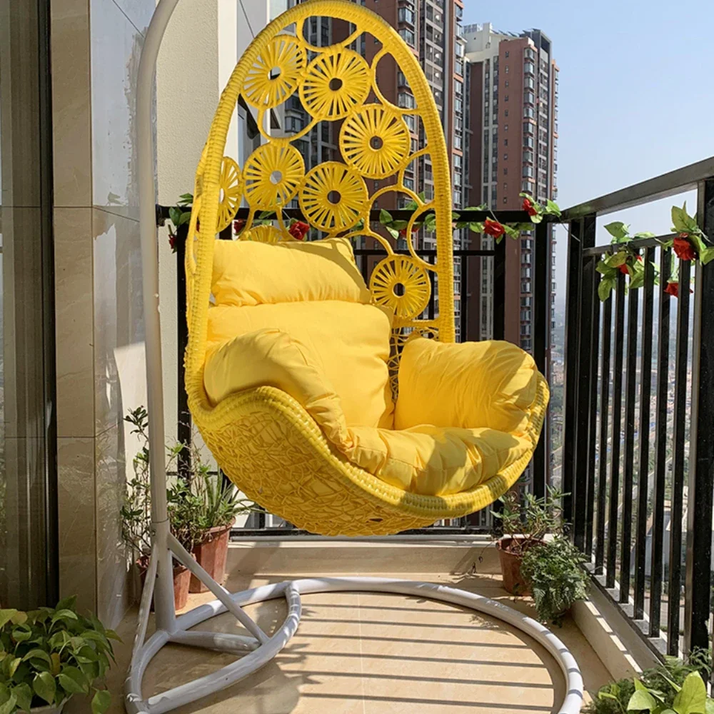 Home Hanging Basket Rattan Chair Outdoor Swing Lazy Indoor Balcony Egg Shell Nacelle Chair