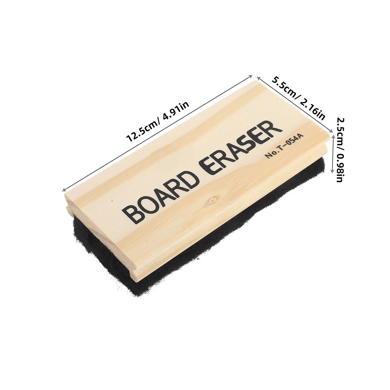 5 قطعة ممحاة السبورة الخشبية ممحاة جافة من الصوف السميك للسبورات البيضاء والفصول الدراسية والمكتب والمنزل والمدرسة