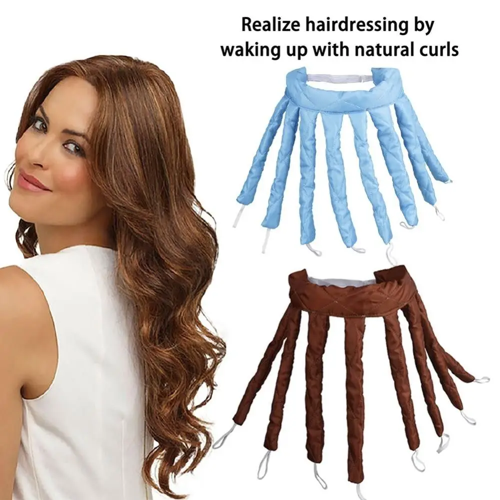 

New Heatless Lazy Hair Curler Octopus Soft Wave Curling Stick DIY Curls Silk Ribbon Lazy Hair Styling Tools