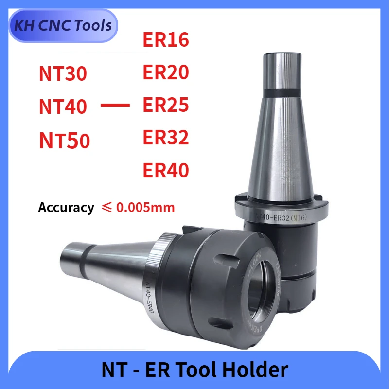 KH ISO40 ISO50 NT ER أداة عقد NT30 ER NT40 ER NT50 ER11 ER16 ER20 ER25 ER32 ER40 أداة حامل قوس أداة كوليت