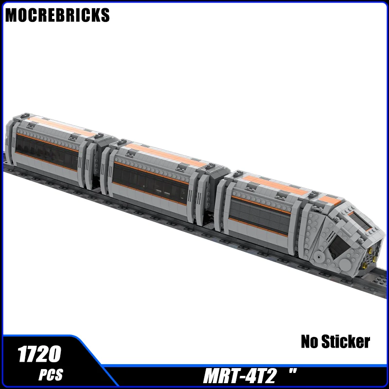 MOC Space War Series Imperial Bolt MRT-4T2 Passenger Interstellar Train Building Block Assembly Model Puzzle Kids Bricks Toys