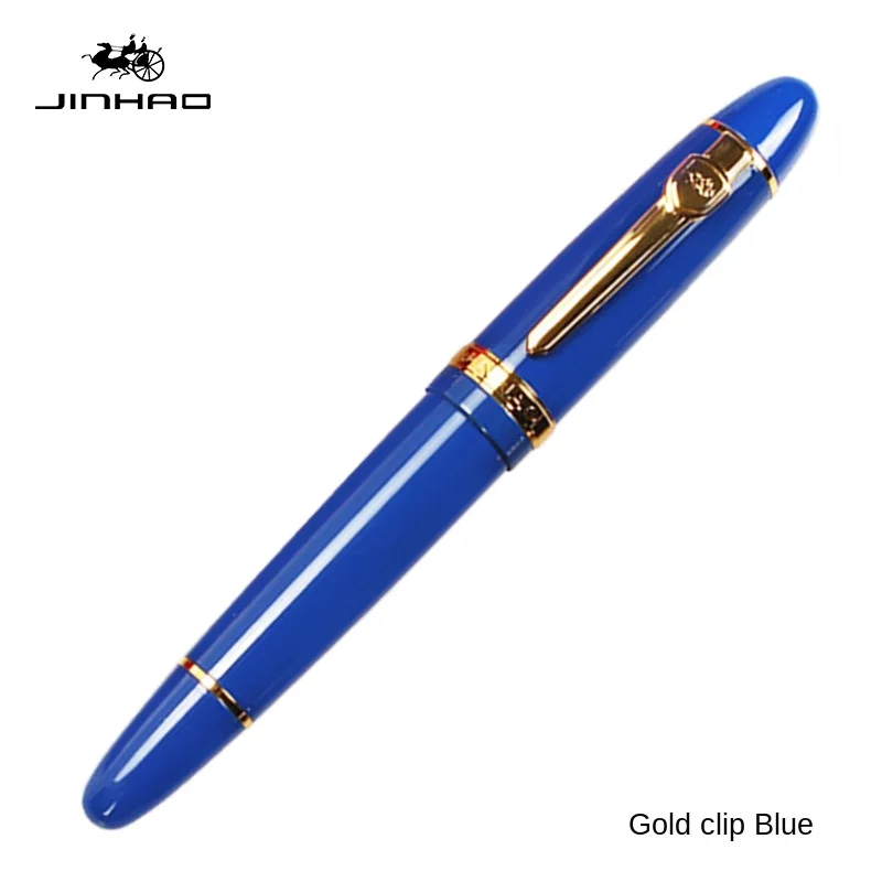 Imagem -03 - Jinhao-caneta Esferográfica com Tinta Preta Canetas Premium de Metal Gel Ink Esferográfica Suave para Escrita Material Escolar e Escritório 05 mm 159