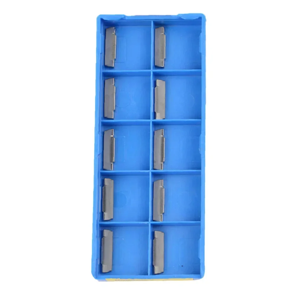 10Pcs MGMN200-G H01 Carbide Insert 2mm Wide Cutter Replacement Parts For Processing Aluminum Alloy Copper