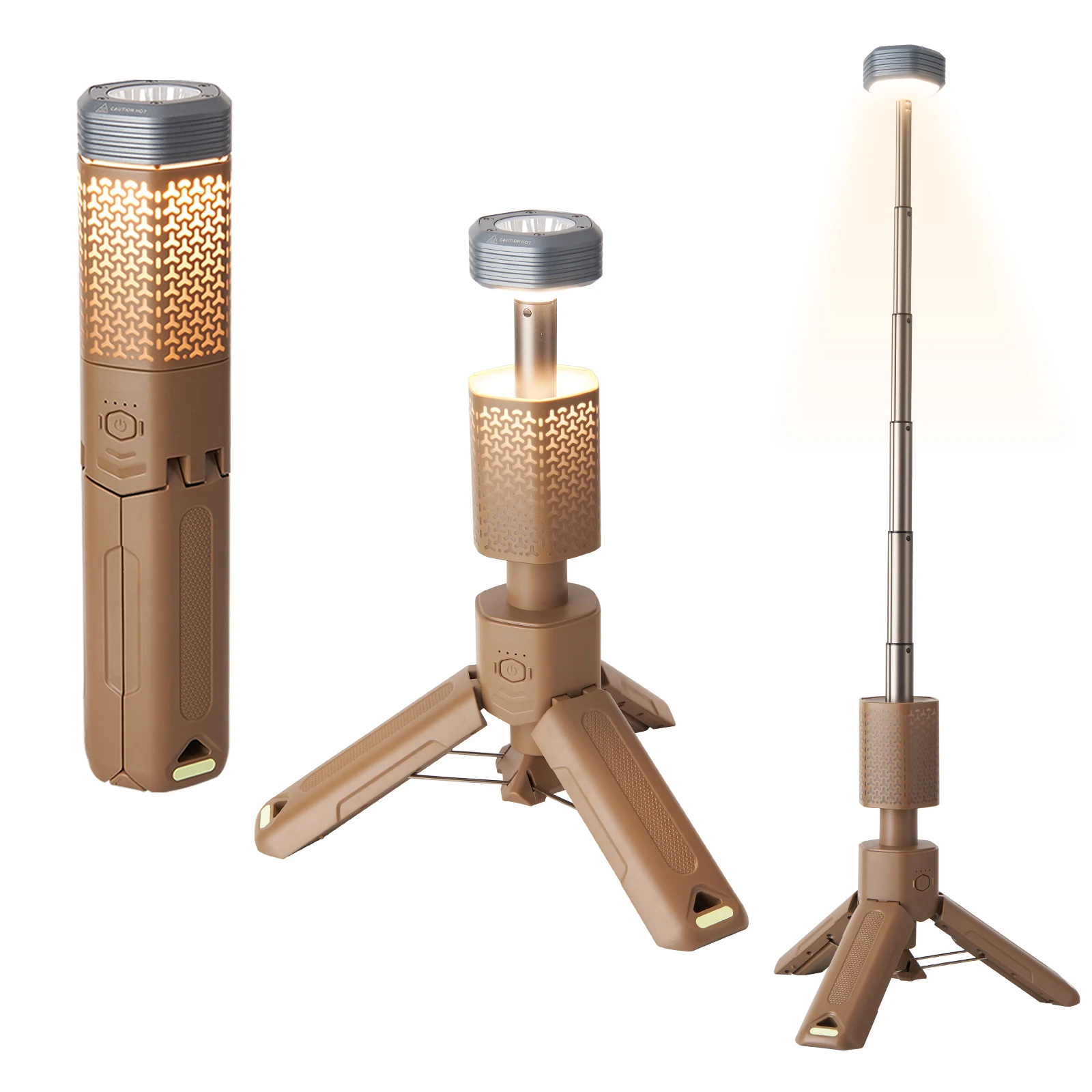 Telescopic Camping Light,Telescoping Portable Light,Rechargeable 10500mAh Battery,Magnetic Outdoor Lantern,Flash/ Road Light