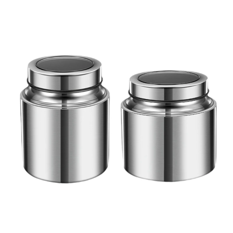 

Contemporary 304 Stainless Steel Teas Container Teas Canister Portable Seal Teas Container For Home Or Office Use