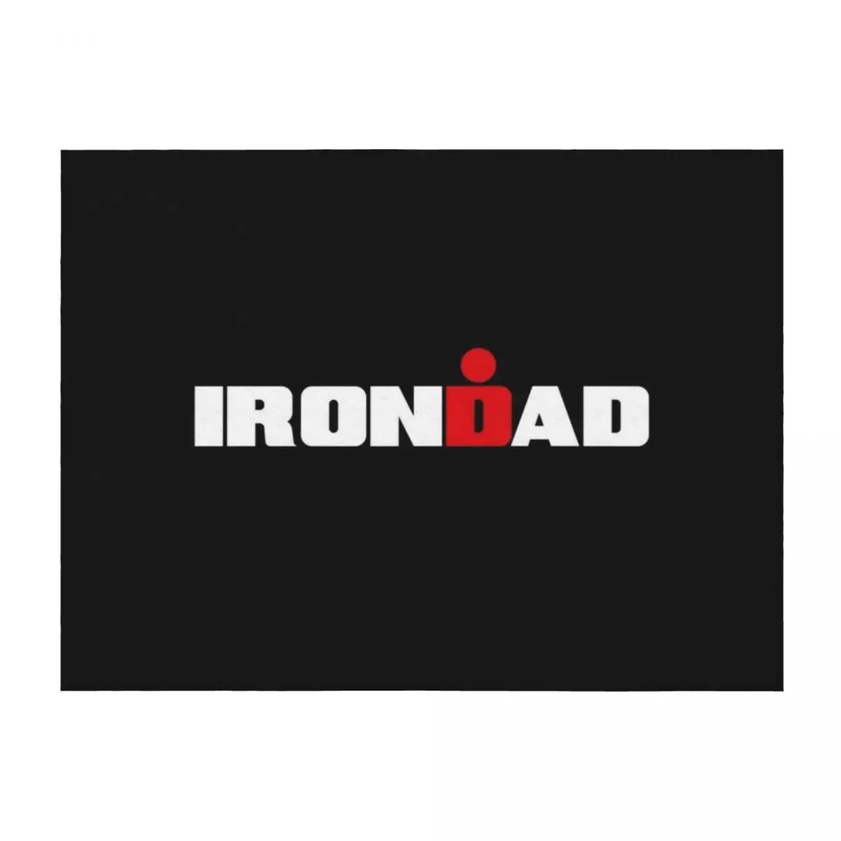 

IronDad, Triathlon Dad, Triathlete Daddy Throw Blanket Giant Sofa Thermals For Travel Polar Multi-Purpose Blankets