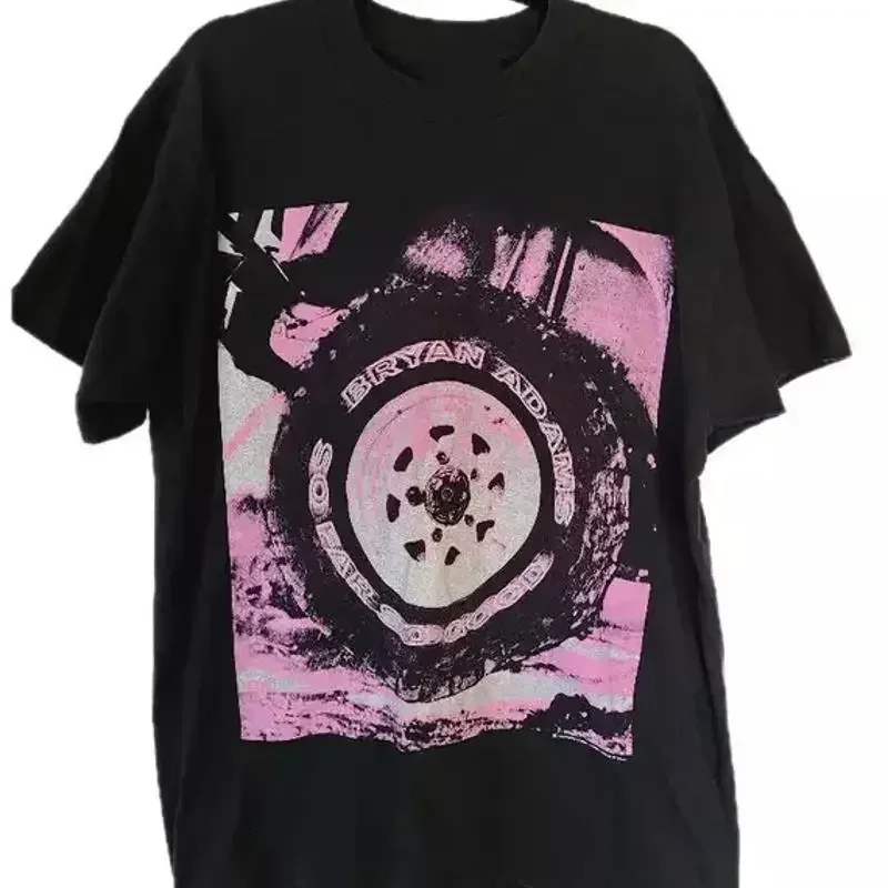 Vtg Bryan Adams World Tour Heavy Cotton Black All Size T Shirt Mm1061 Webp