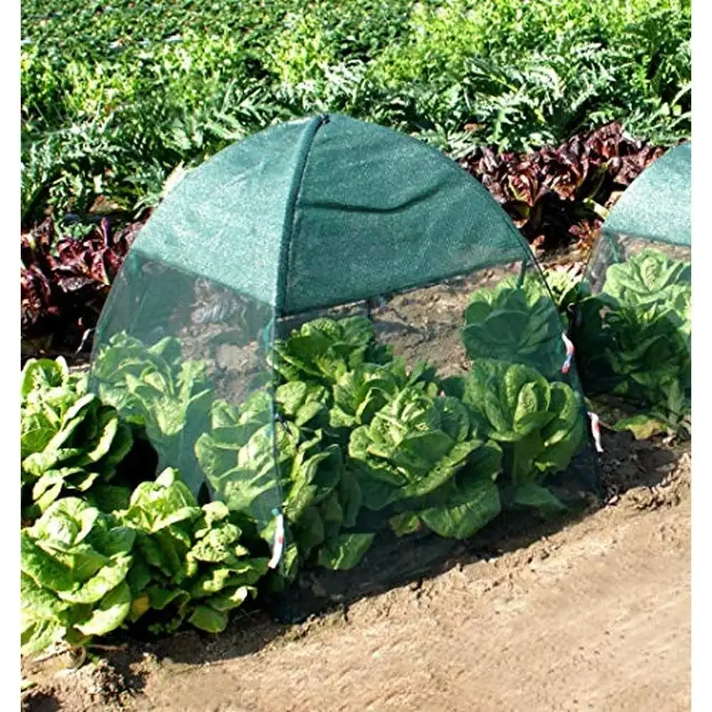 Green Garden Plant Netting Bug Shade Cover Ground Spikes Mesh Tent Sun Insect Control 52