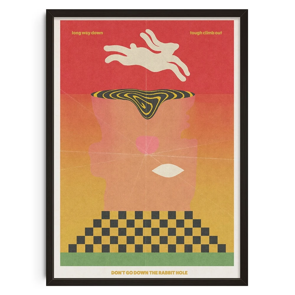 اليابانية خمر مجردة قماش المشارك الكلاسيكية طباعة الرجعية منتصف القرن الرسم على لوحات القماش الجدارية غرفة المعيشة غرفة نوم ديكور المنزل #6