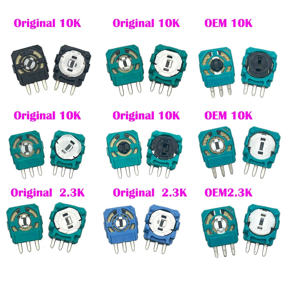 100 قطعة لـ PS4 PS5 عصا التحكم محور الاستشعار التناظرية وحدة الجزء الأخضر التبديل الجزئي لوحدة تحكم Playstation4 PS4 #1